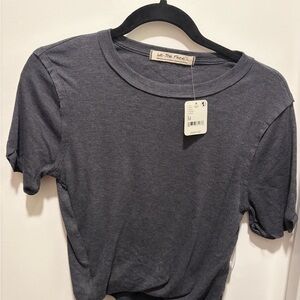 We The Free Grey Tee NWT